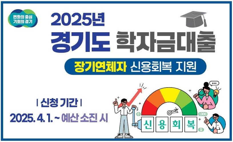 2025년 경기도 학자금대출 장기연체자 신용회복 지원